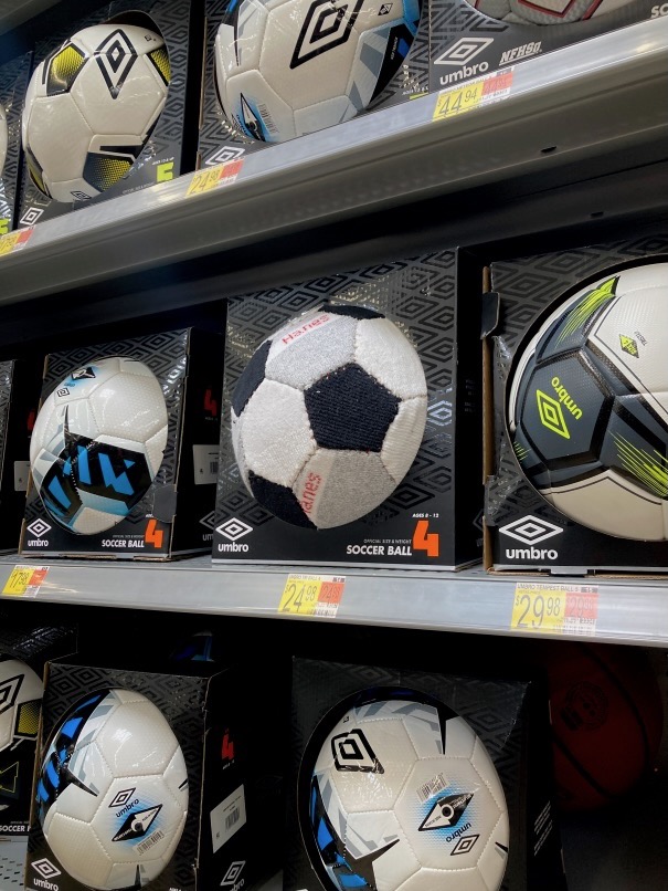 A Soccer Ball Made of Socks by Doug MacDowell, main image